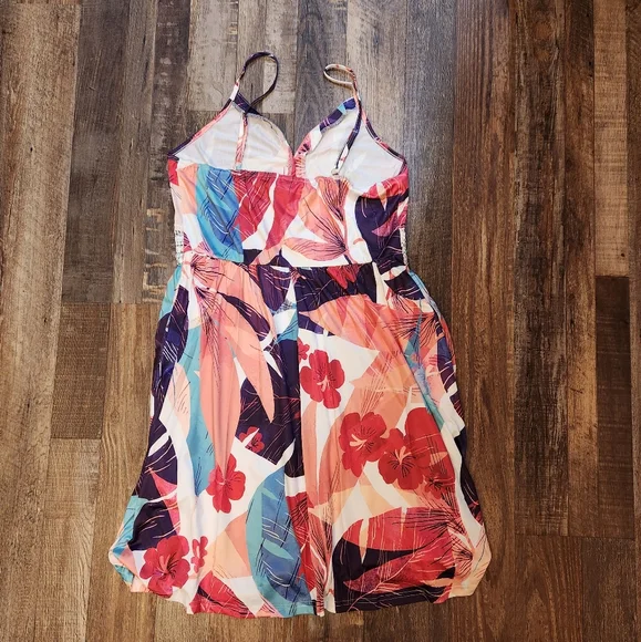 LAISHEN Floral Spaghetti Strap Dress - Picture 4 of 5